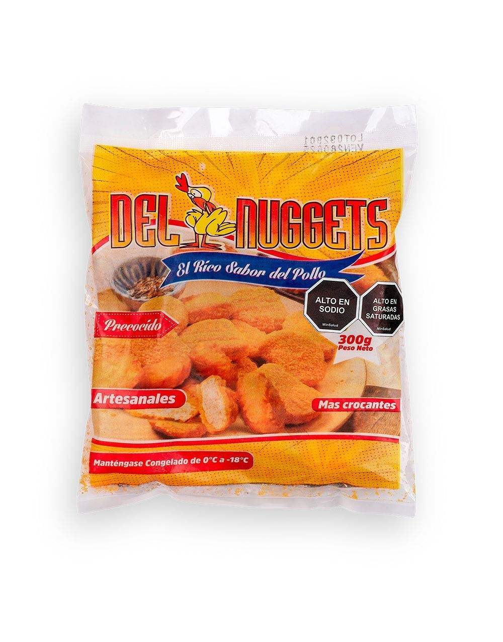 Nuggets de pollo apanado